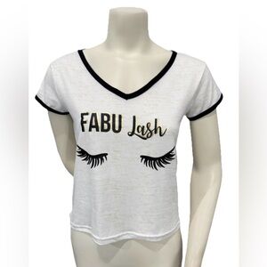 Delia*s FABU Lash Graphic Tee Y2K Cute Kawaii Beauty Medium
